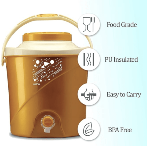 Milton Kool Stallion 5 Insulated Plastic Water Jug, 4.7 litres, 1 Piece - Image 6